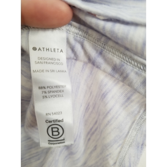 ATHLETA essence spacedye tie back tank top - Picture 10 of 11